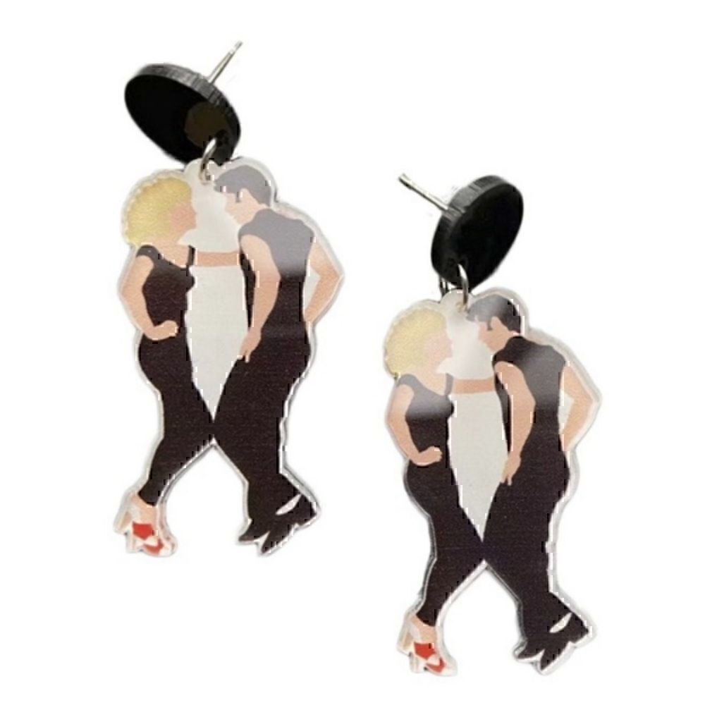 New! Danny and Sandy Grease earrings